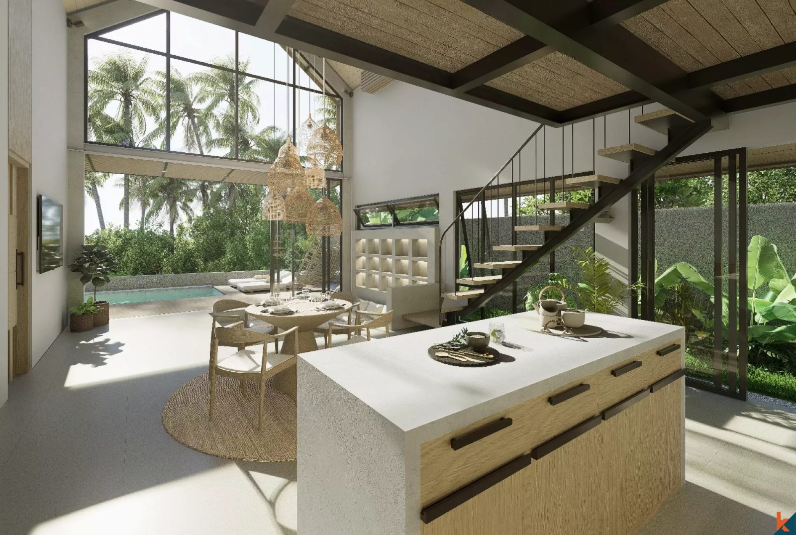 1-bedroom leasehold villa in Tegallalang — photo 4 of 5