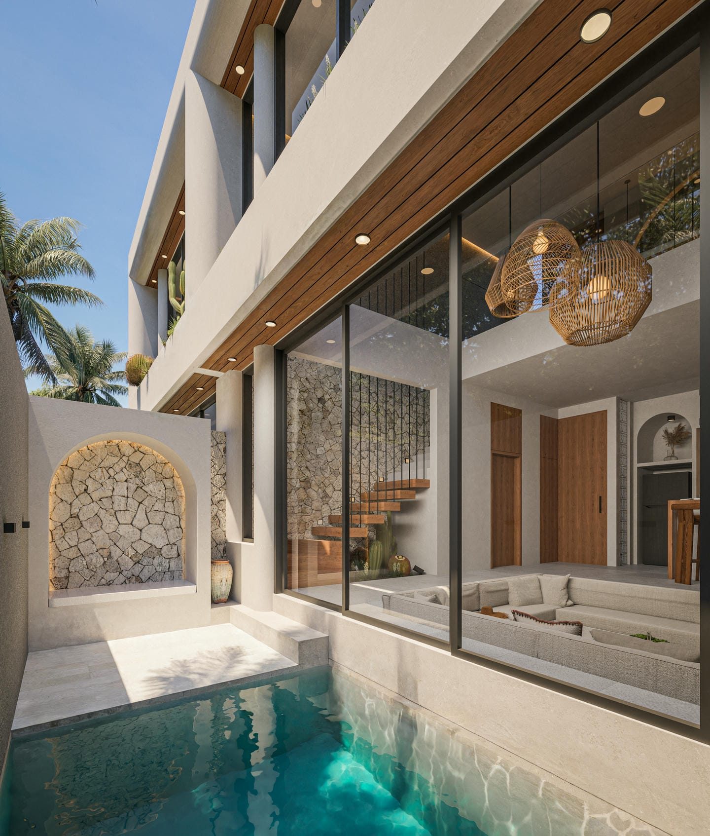 Walking Distance to the Beach 1 Bedroom Apartment for Sale Leasehold in Uluwatu Be-3292