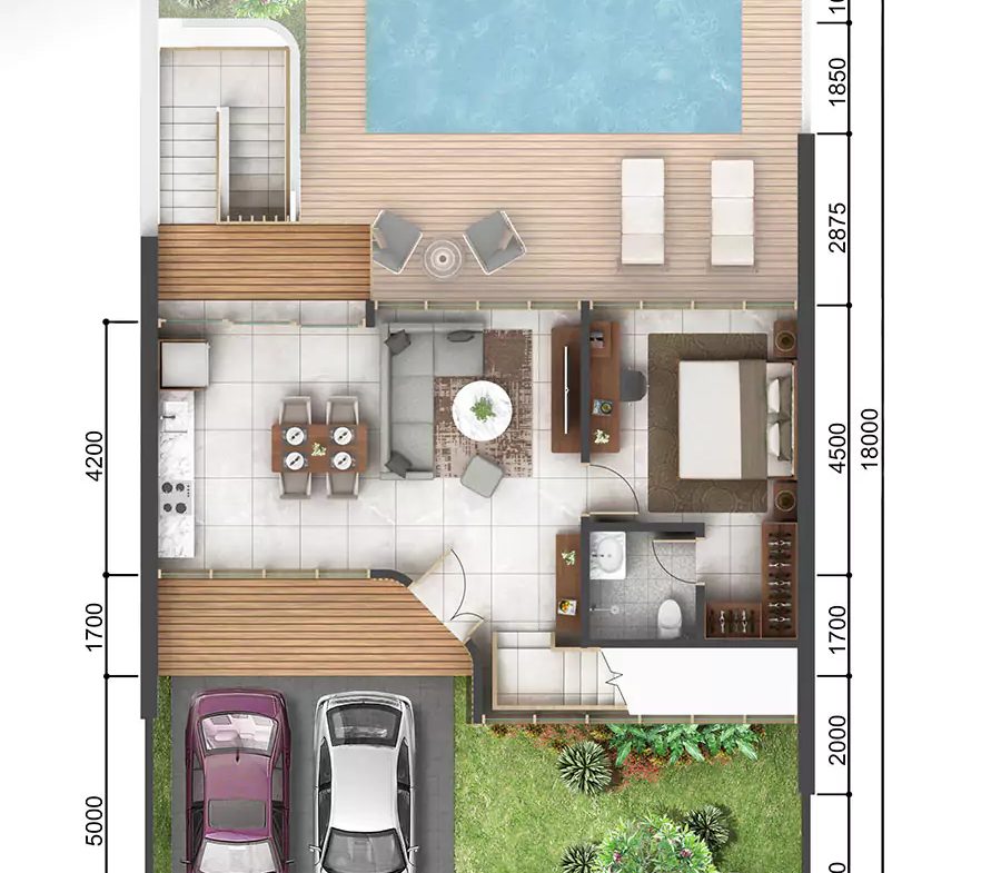 3-bedroom freehold villa in Uluwatu — photo 4 of 4