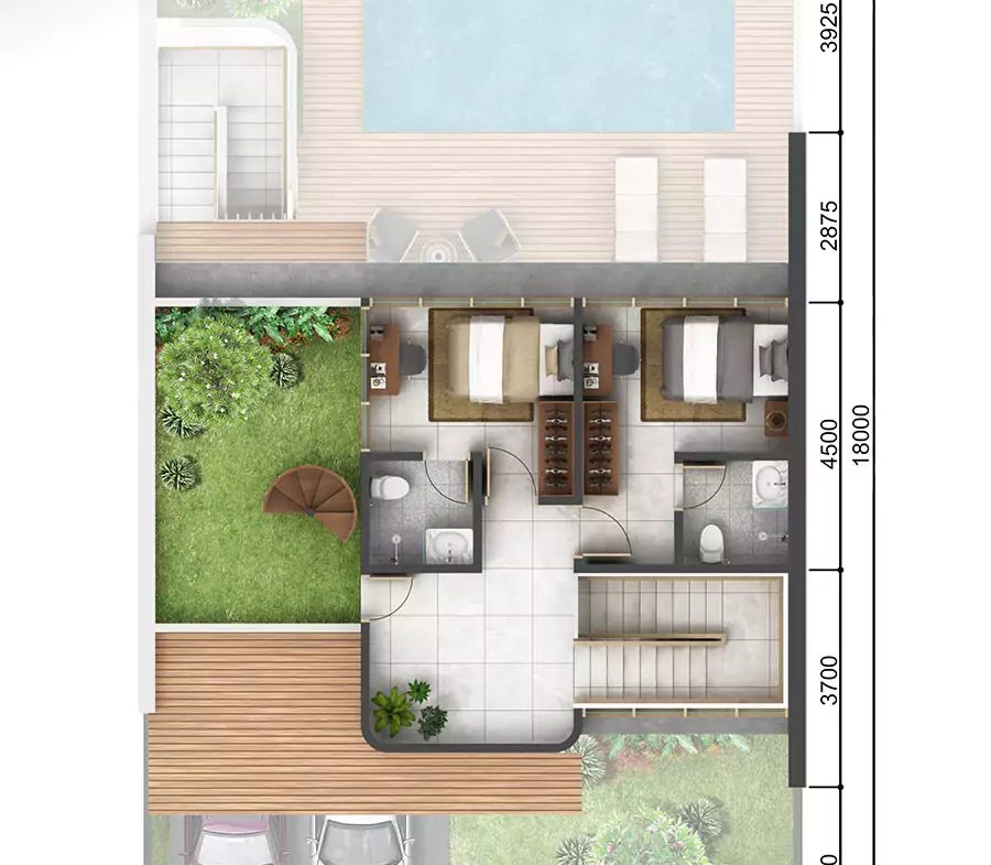 3-bedroom freehold villa in Uluwatu — photo 3 of 4