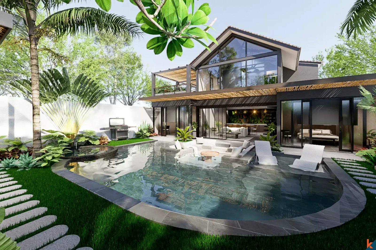 3-bedroom leasehold villa in Canggu — photo 2 of 5
