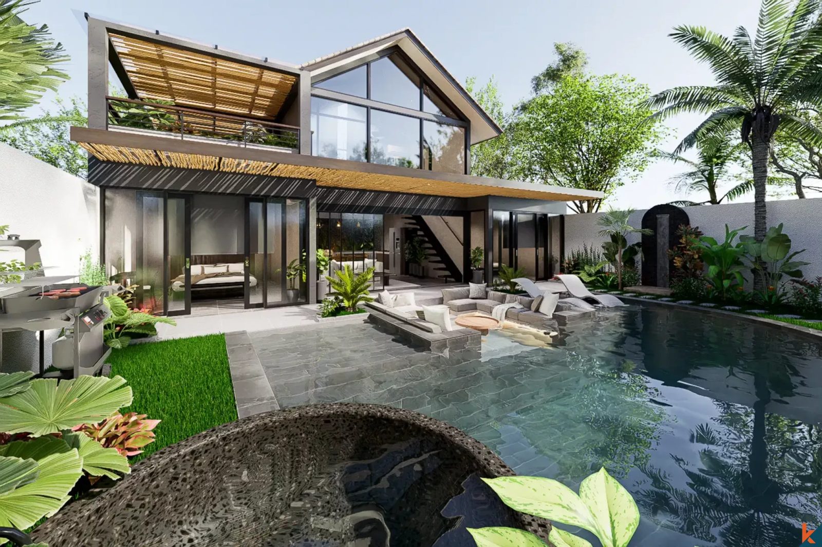 3-bedroom leasehold villa in Canggu — photo 3 of 5
