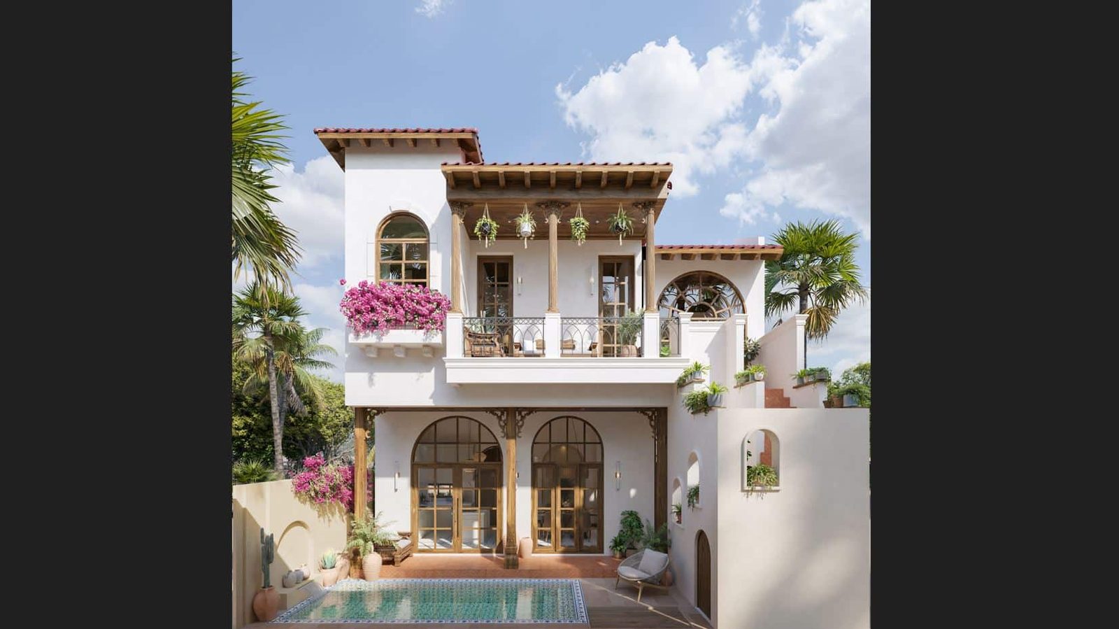 1 bedroom spanish architecture villa in Bingin