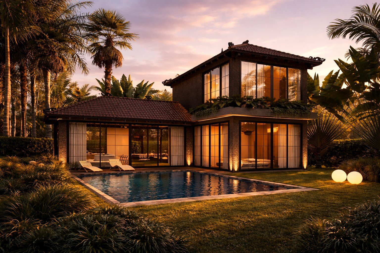 Modern 3 Bedroom Villa in Penestanan, Ubud with Wellness Facilities