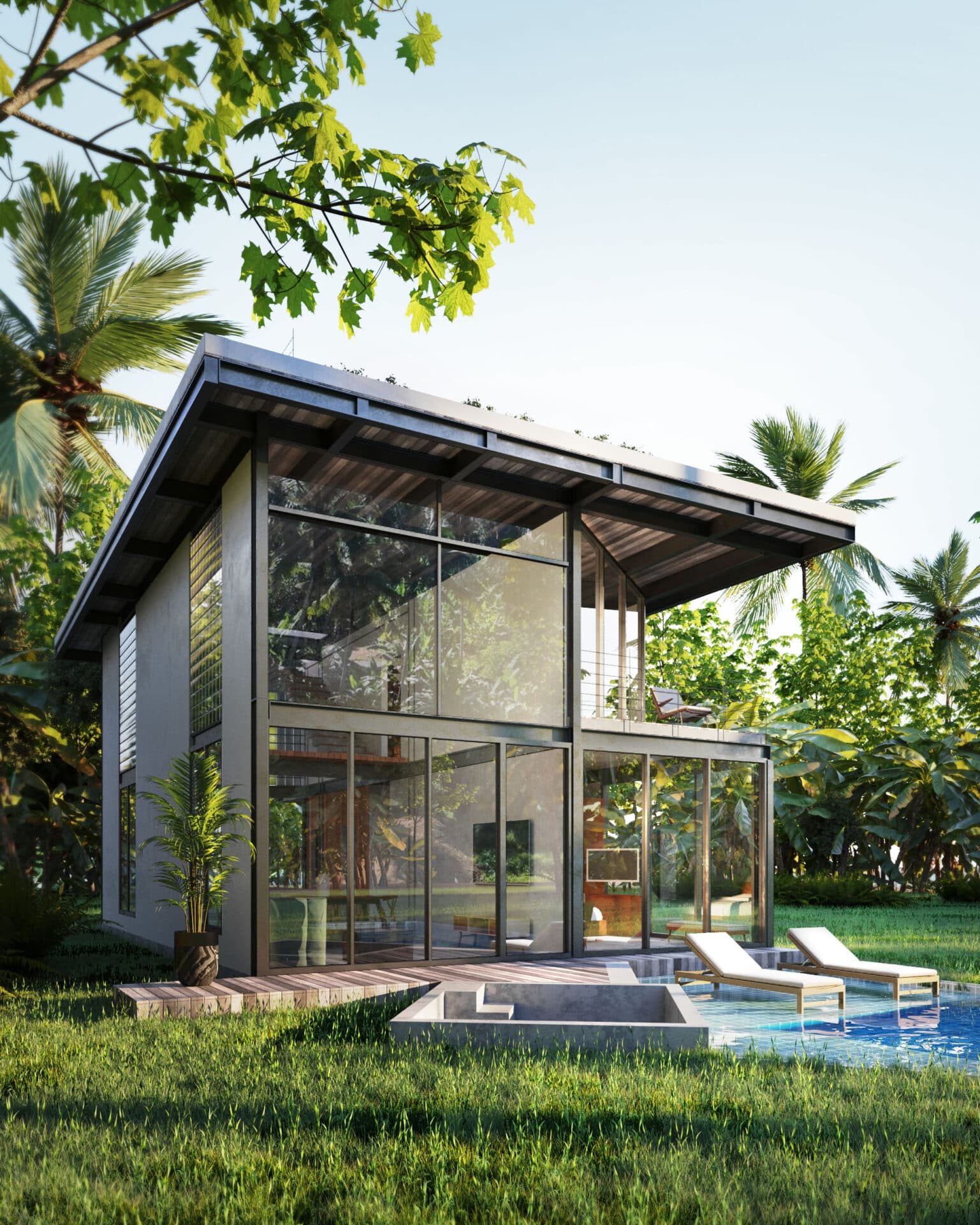 OFF-PLAN | Modern Tree-Bedroom Villa in Ubud: A Fusion of Luxury and Nature