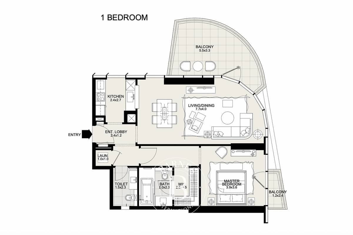 1-bedroom freehold apartment in Downtown Dubai — photo 4 of 5