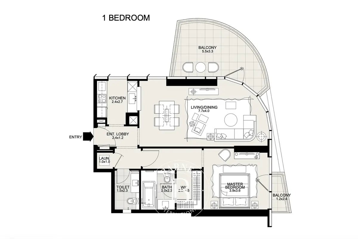 1-bedroom freehold apartment in Downtown Dubai — photo 3 of 5